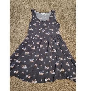 Floral button down dress